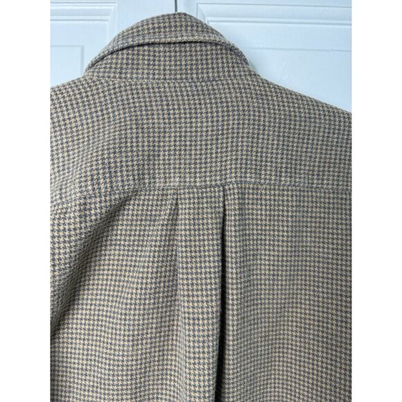 Brooks Brothers Brown And Black Houndstooth Cotton Flannel Men’s Size M - Picture 6 of 9